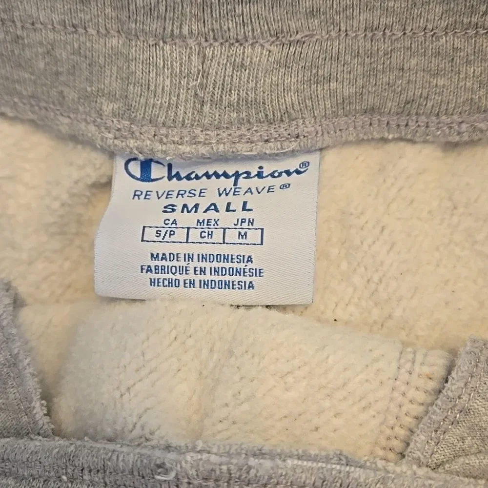 Champion Gray Reverse Weave Heavyweight 84% Cotton Athletic Short Shorts
